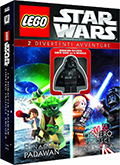 Lego Star Wars: La minaccia Padawan + L'impero fallisce ancora (2 DVD + Minifigure Darth Vader)