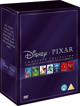 Cofanetto Disney Pixar Complete Collection (10 DVD, 7 Film) DVD 