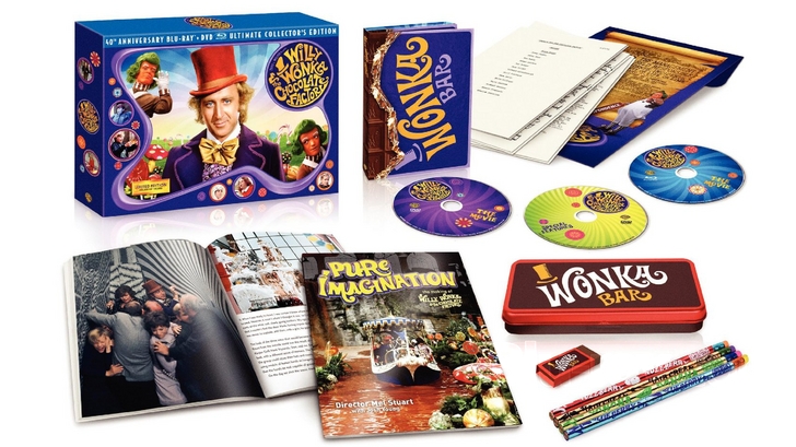 Willy Wonka e la fabbrica di cioccolato - Collector's Box (Blu-Ray + Gadget)  (Import, Audio ITA) DVD 