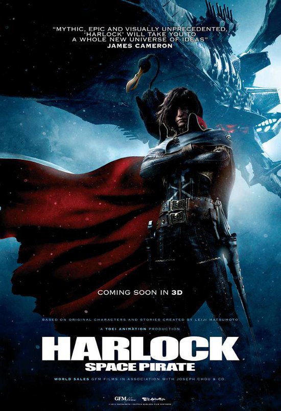 Il film di Capitan Harlock nel 2014!