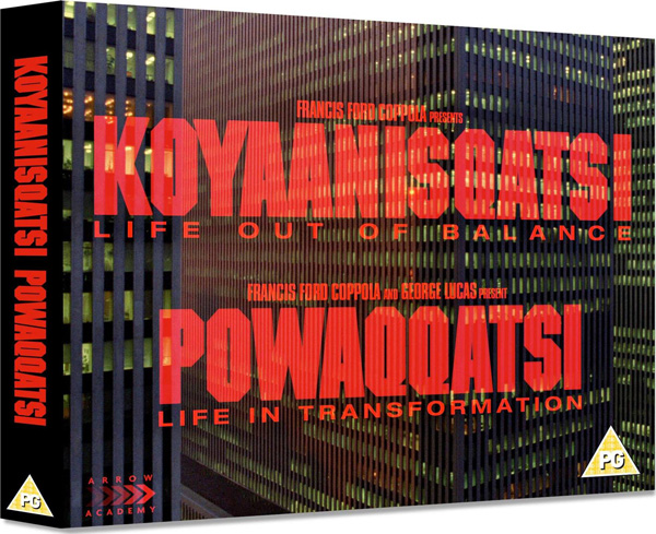 I dettagli sul box di Koyaanisqatsi + Powaqqatsi!