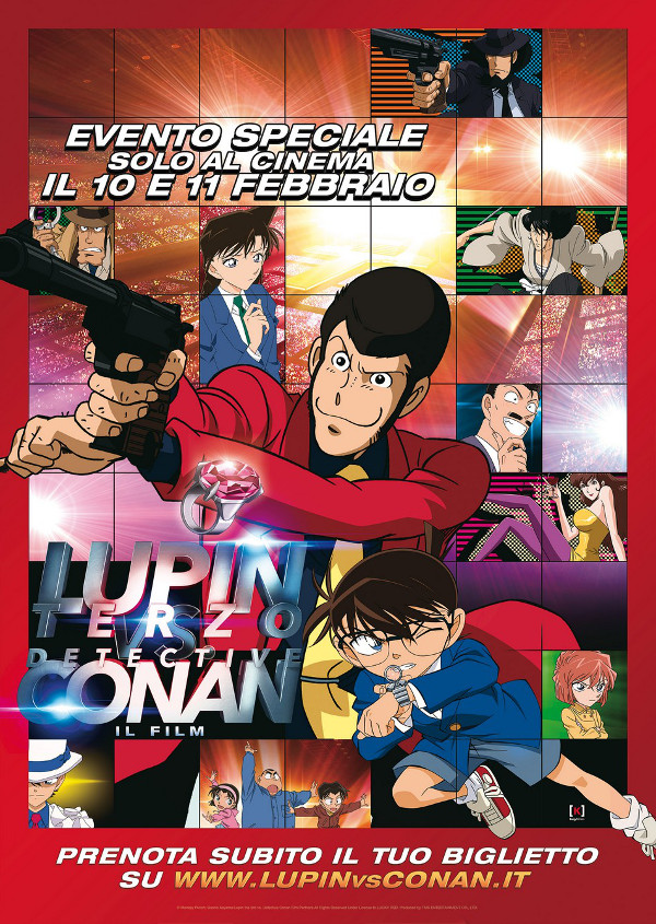 Lupin III di nuovo al cinema (con Detective Conan)!