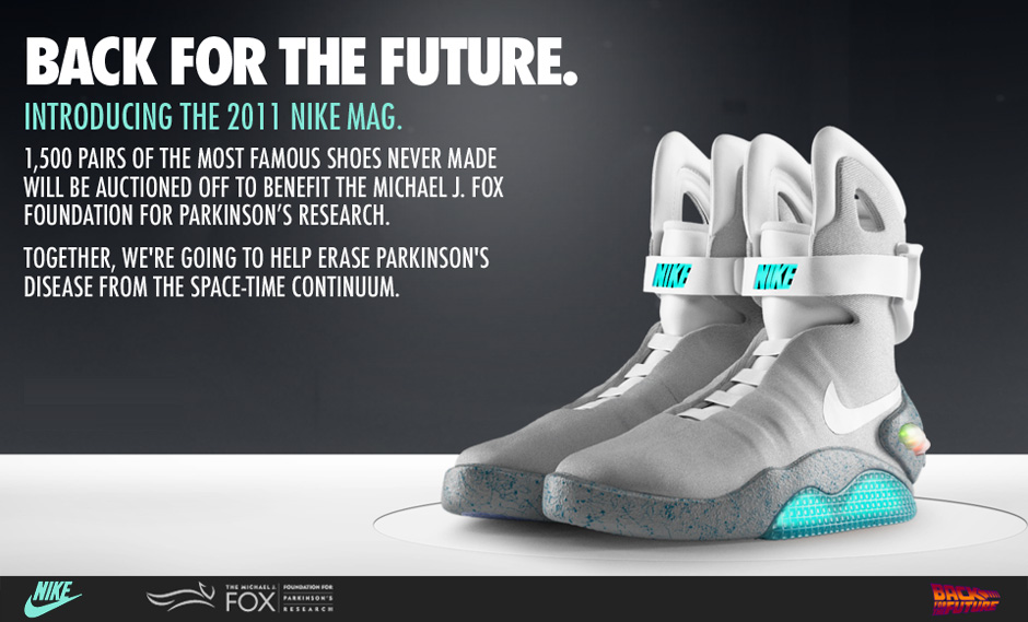 Dal 2015, arrivano le Nike Mag di Marty McFly!!