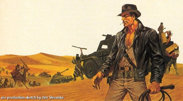Jim Steranko diffonde i concept di Indiana Jones!