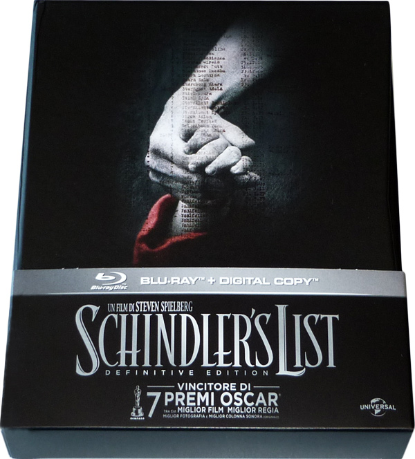 Ed ecco la Schindler's List - Limited Definitive Edition!