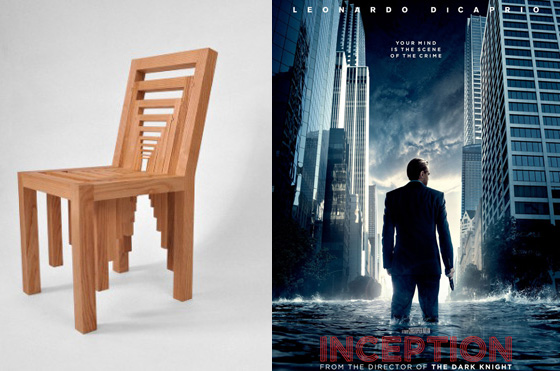 Inception: il Blu-Ray, la trottola, la valigetta... la sedia!!