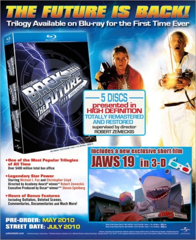 Ritorno al futuro in Blu-Ray con Lo squalo 19?