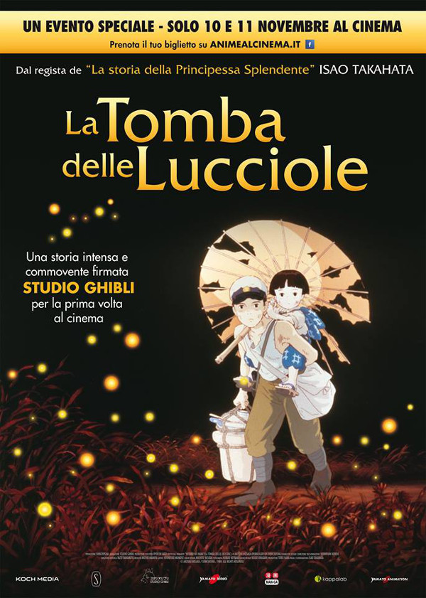 Poster e trailer per La tomba delle lucciole!